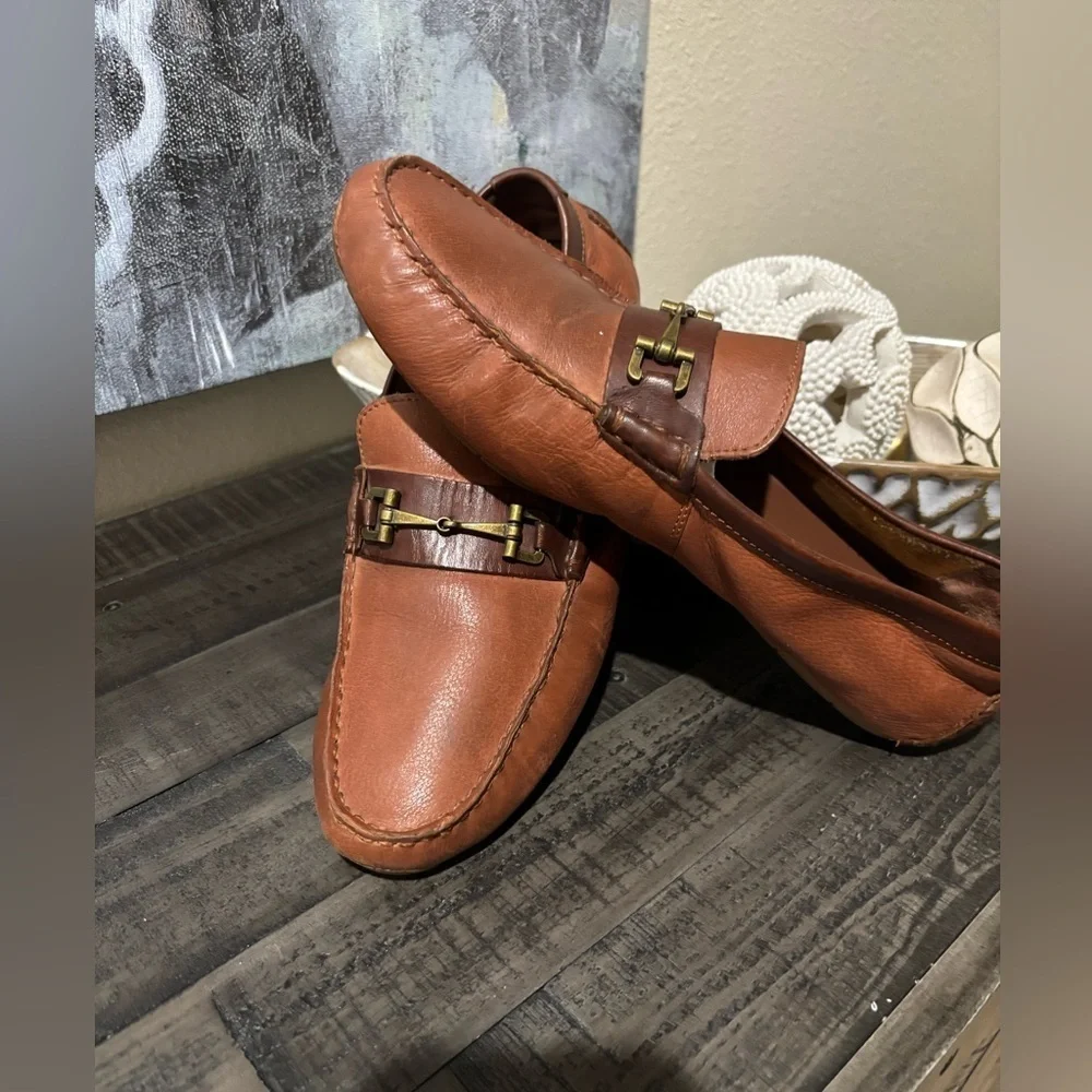 Cole Haan Somerset Link Bit Loafer Woodbury Style Mens Size 10.5  C25979 Leather